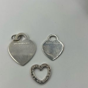 Tiffany & Co Heart Shaped Pendants
